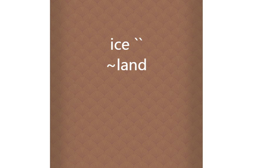 ice ``~land ice ``~land
