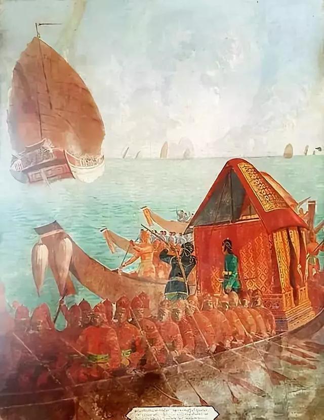 暹羅人裝備著大量的小型戰船