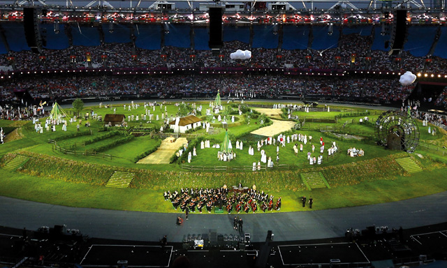 參加倫敦奧運會開幕式，拍攝於2012年