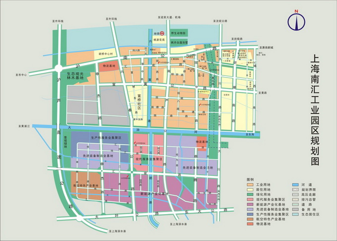 上海南匯工業園區規劃圖