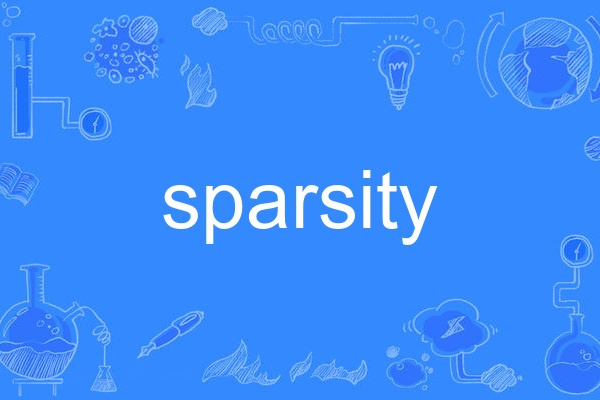 sparsity sparsity