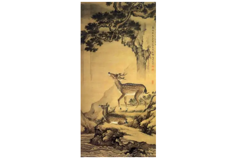 柏鹿圖 柏鹿圖