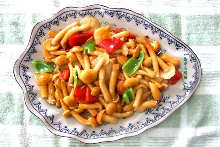 炒滑子菇