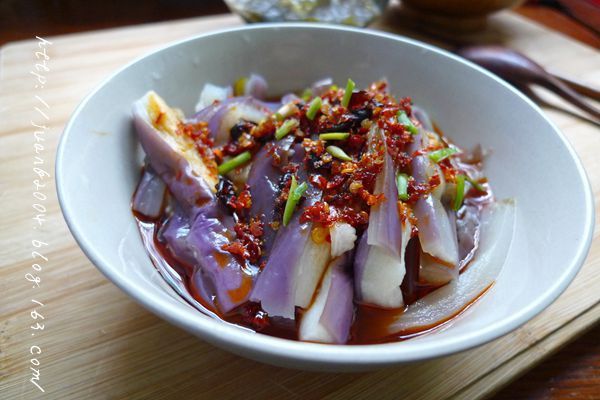 油潑茄子 油潑茄子