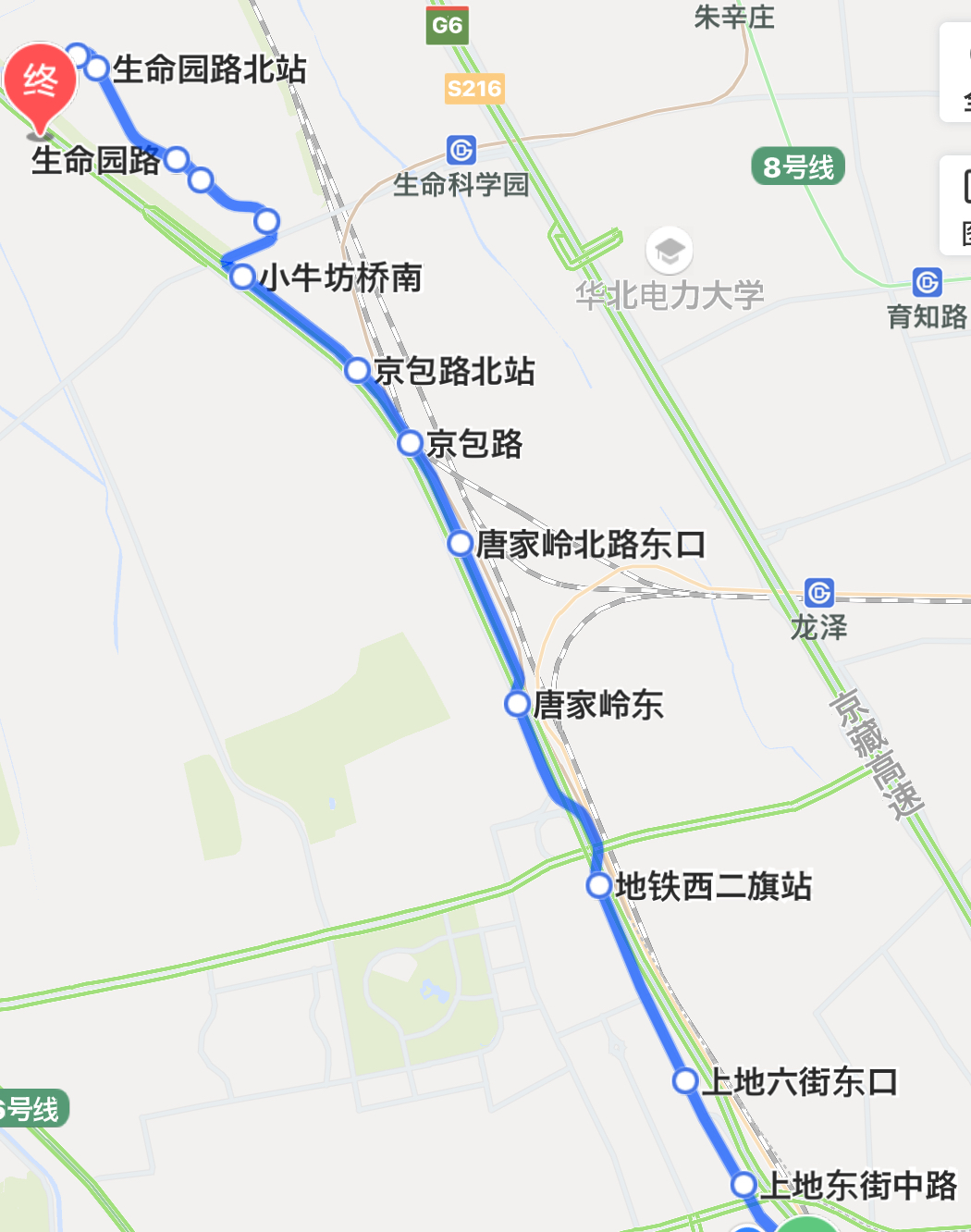 北京公交521路
