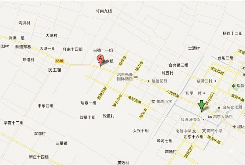 上海莊園交通圖