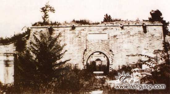 1922年舍衛城南門城牆殘跡