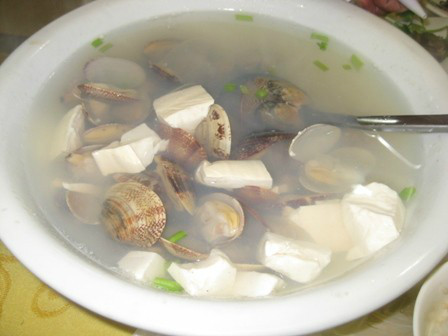花蛤豆腐湯