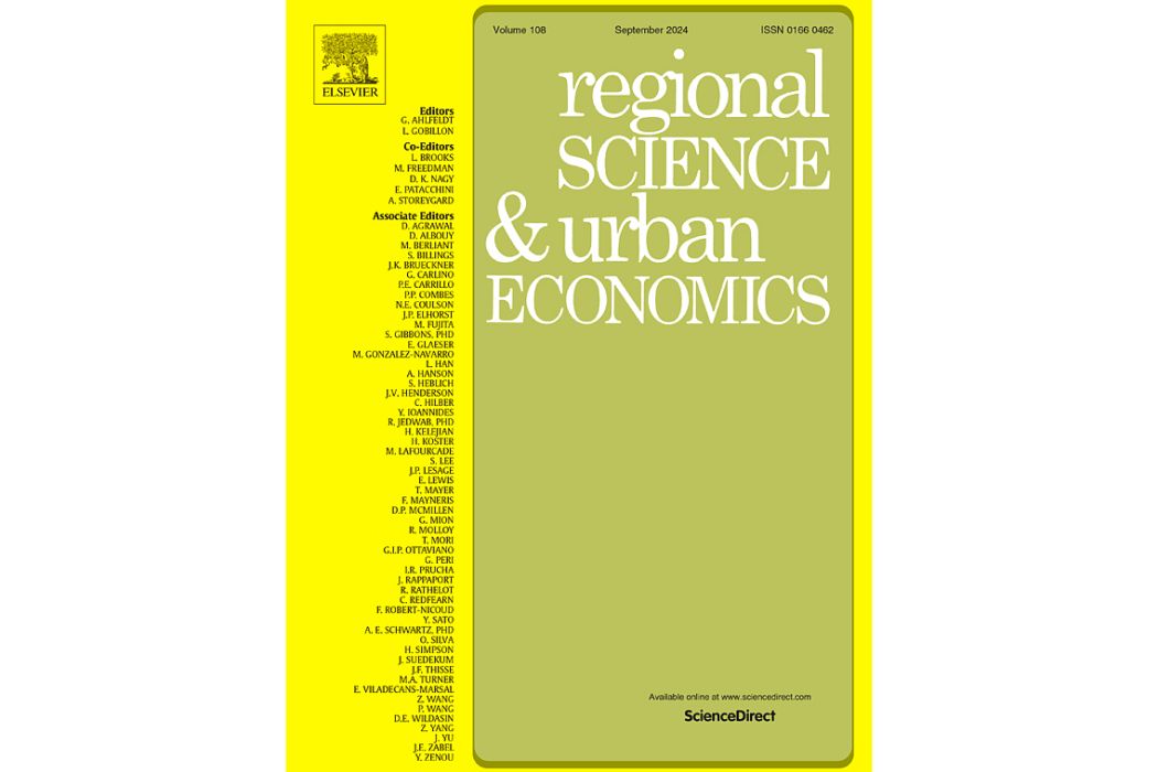 Regional Science and Urban Economics