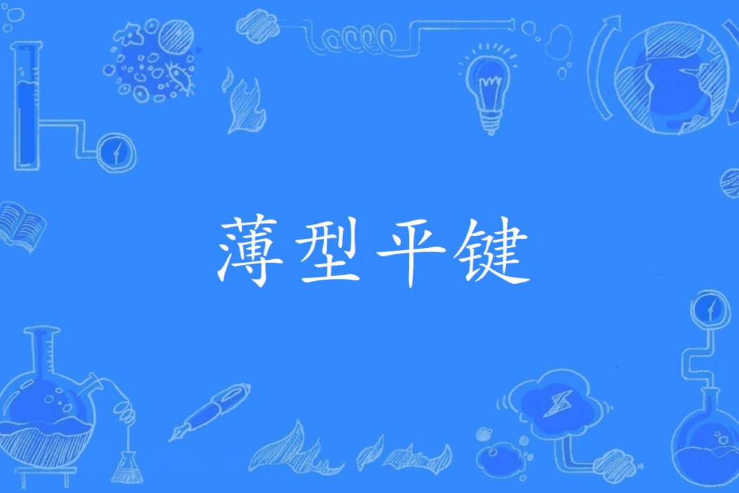 薄型平鍵(2021年公布的機械工程名詞) 薄型平鍵(2021年公布的機械工程名詞)