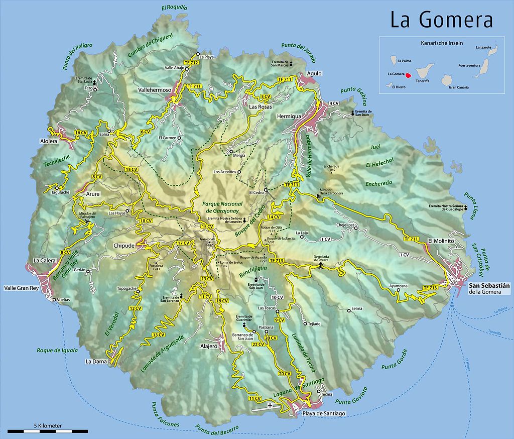 戈梅拉島(西班牙加那利群島中的島嶼)