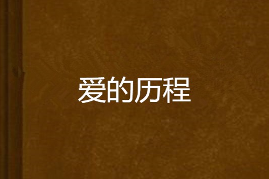 愛的歷程 愛的歷程