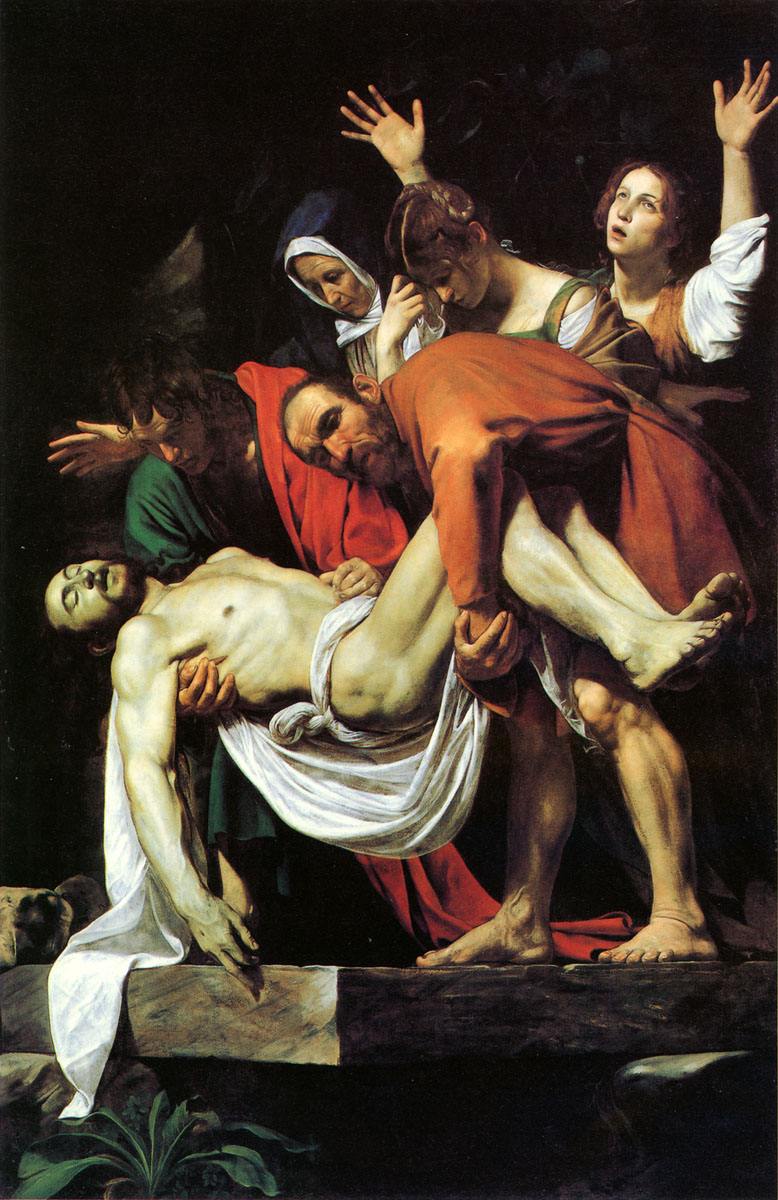 卡拉瓦喬畫基督下葬