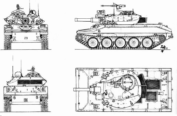 美國M551輕型坦克