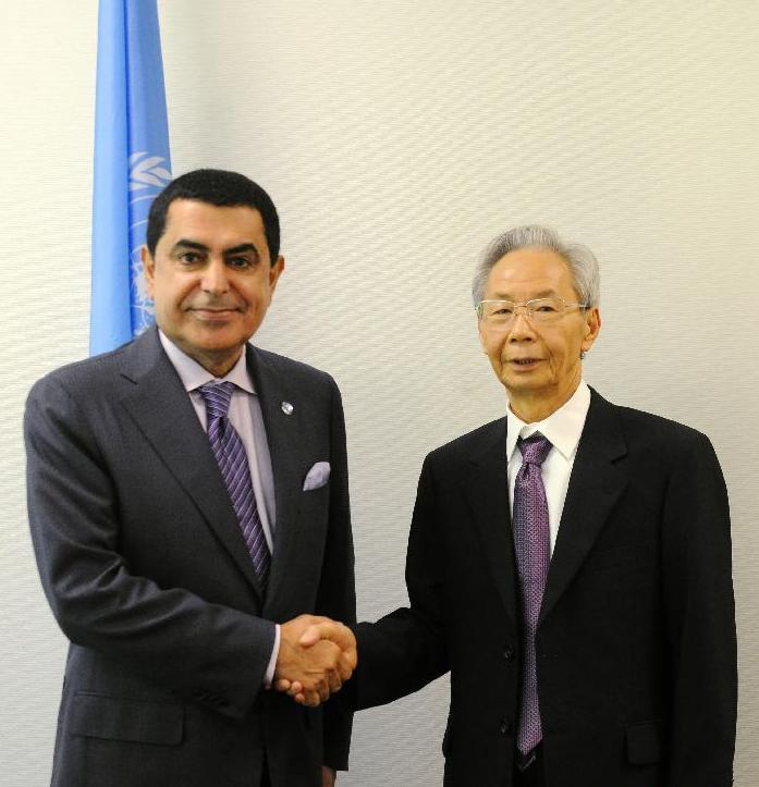 王彥峰副主任和第66屆聯合國大會主席