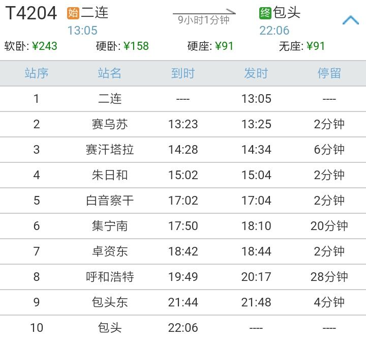 T4204次列車 T4204次列車