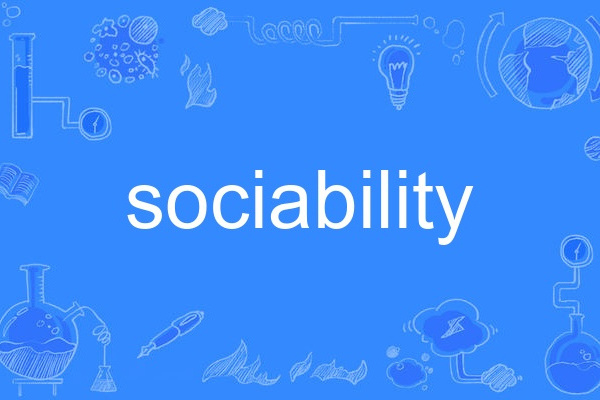 sociability sociability