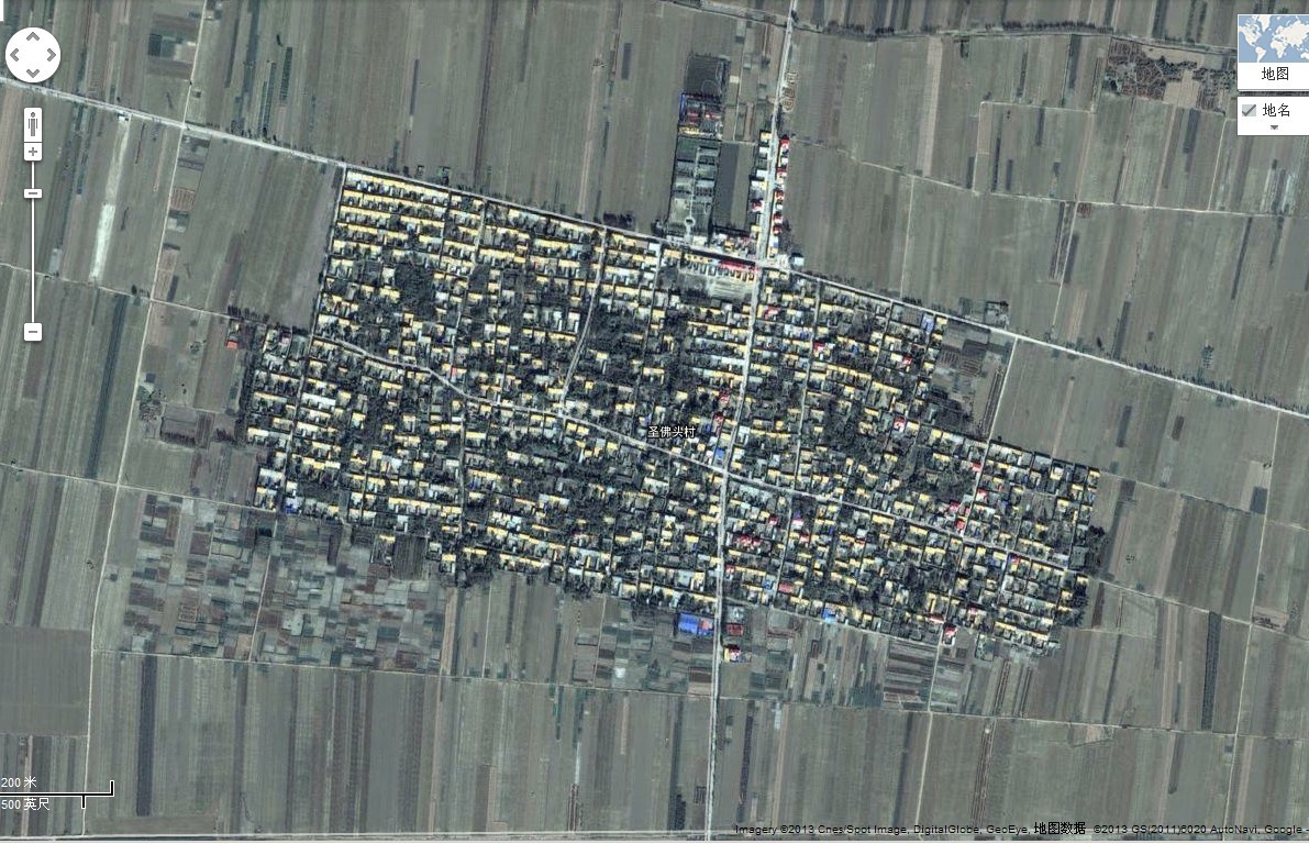 谷歌地圖聖佛頭村
