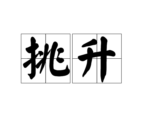 挑升 挑升