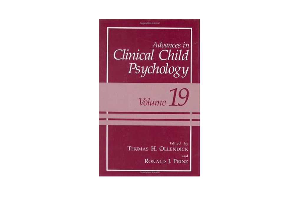 Advances in Clinical Child Psychology Advances in Clinical Child Psychology