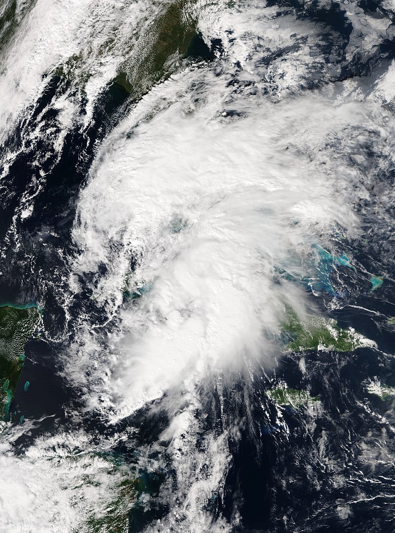熱帶風暴菲利普 衛星雲圖