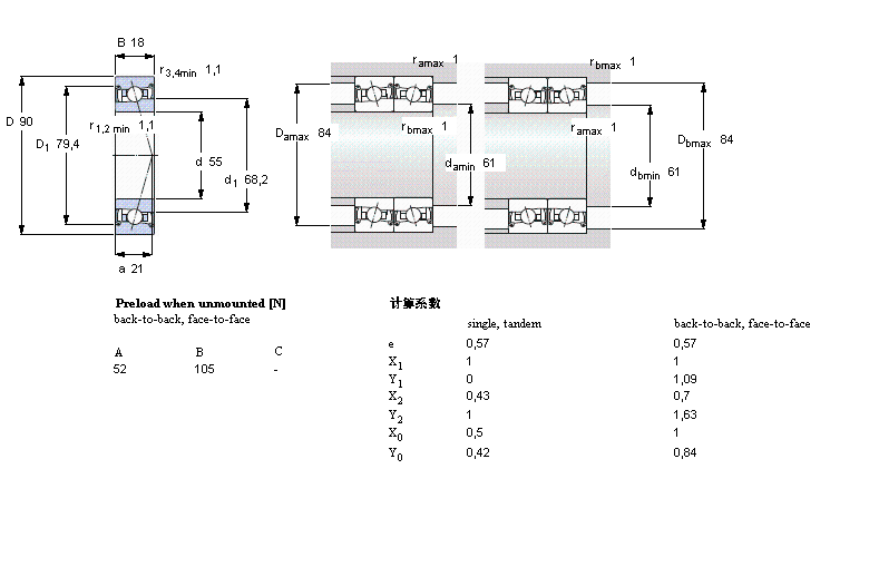 SKF SC7011FB/P7軸承 SKF SC7011FB/P7軸承