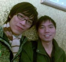 潘希光（左）