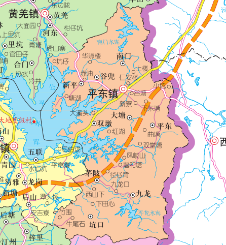 平東鎮區地圖