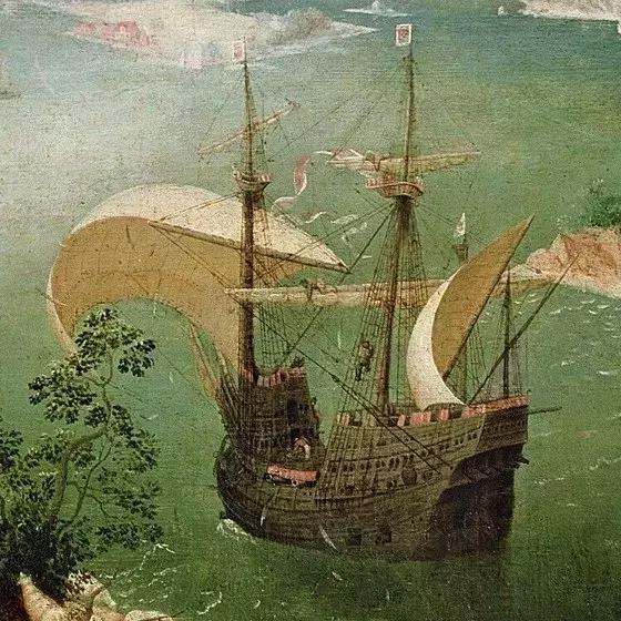 16世紀50年代的葡萄牙卡拉克帆船