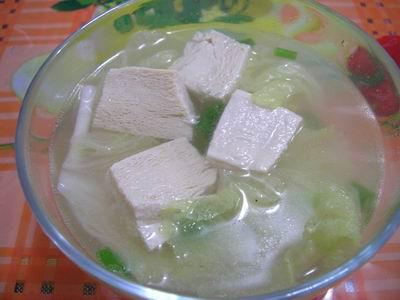 白菜豆腐湯