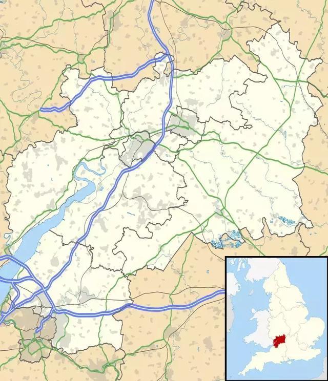 丟克斯伯里的舊戰場就位於英格蘭與威爾斯的交界