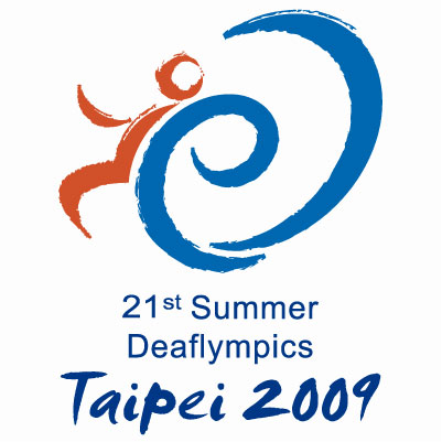 2009年在台北舉辦的第21屆夏季聾奧會會徽