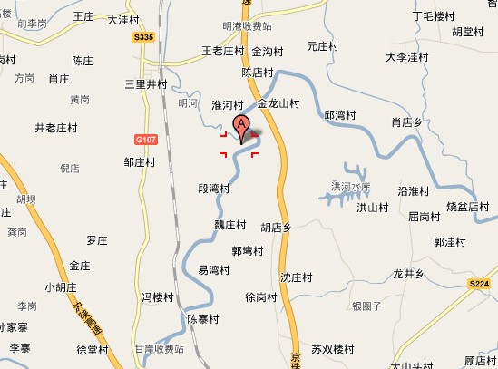 河南淮河鎮區域地圖