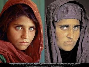 17年前後阿富汗少女對比