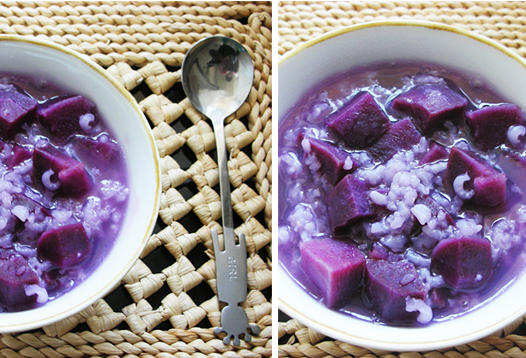 紫甘薯粥