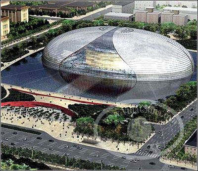 保羅·安德魯設計的中國國家大劇院方案