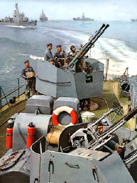 062型護衛艇巡航