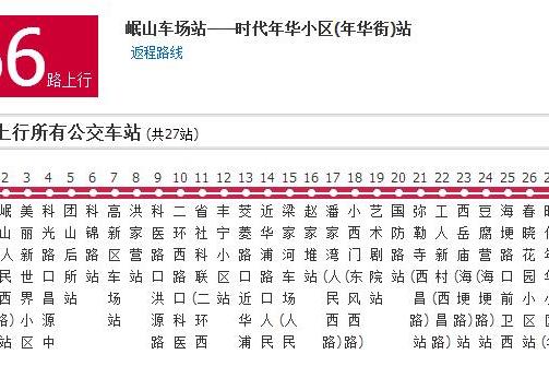 昆明公交66路 昆明公交66路
