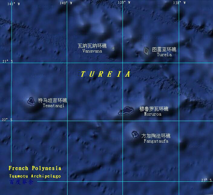 穆魯羅瓦環礁地理位置