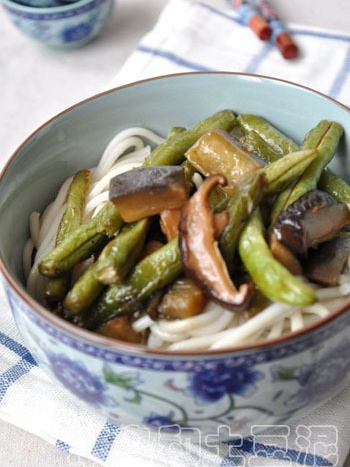 茄子豆角面 茄子豆角面