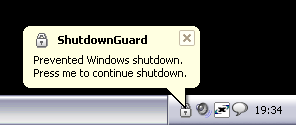 ShutdownGuard 軟體界面