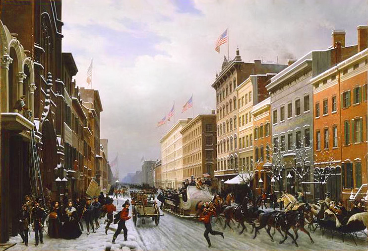 18世紀的紐約街頭