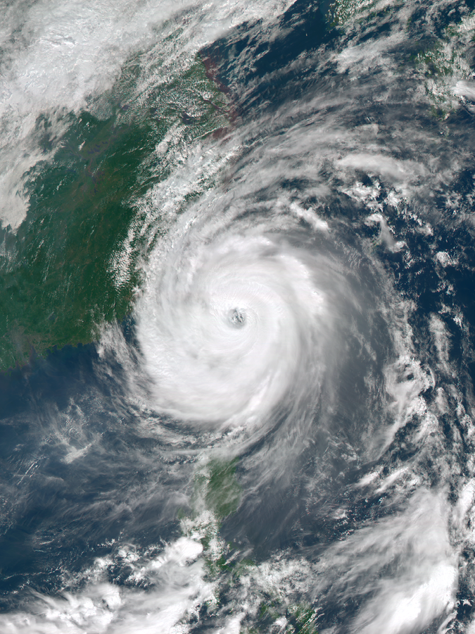 超強颱風鮎魚 衛星雲圖