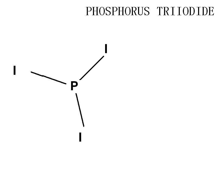 三碘化磷結構式