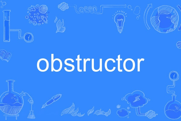 obstructor obstructor