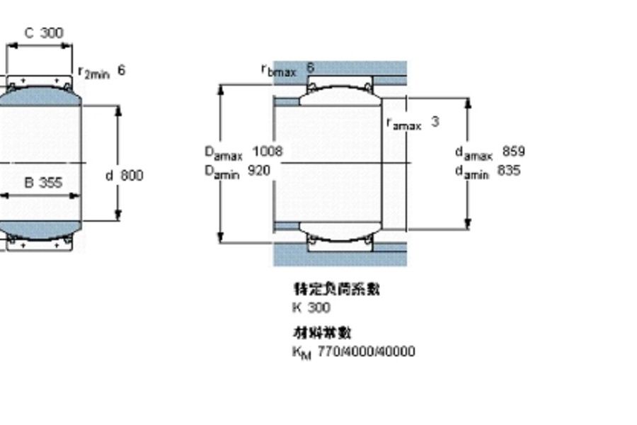 SKF GEC800TXA-2RS軸承 SKF GEC800TXA-2RS軸承