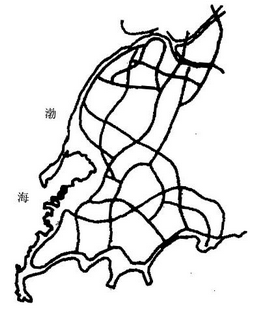 圖8 青島市自由式路網