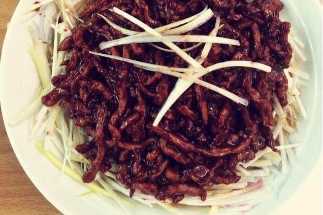 池醬肉絲 池醬肉絲