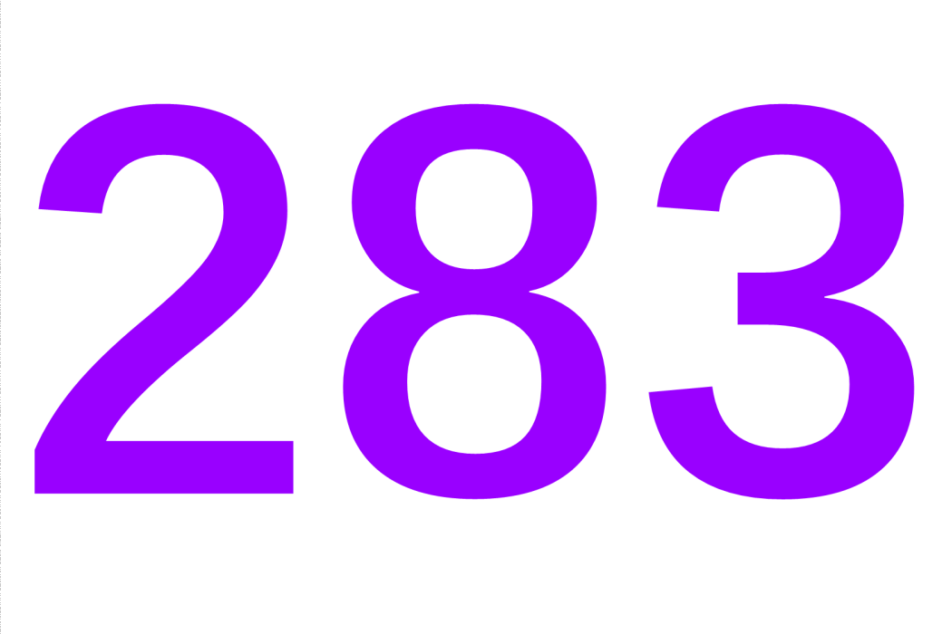 283(自然數) 283(自然數)
