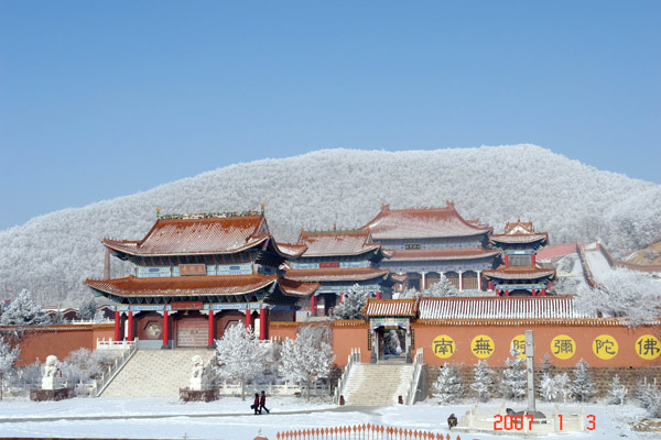 雪中的正覺寺